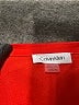 Calvin Klein 100% Polyester Red Short Sleeve Blouse Size XL - photo 7