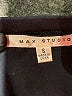 Max Studio Solid Blue Black Casual Skirt Size S - photo 4