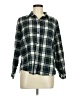 L.L.Bean 100% Cotton Plaid Green Long Sleeve Button-Down Shirt Size M (petite) - photo 1