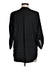 Lush 100% Polyester Polka Dots Black 3/4 Sleeve Blouse Size M - photo 2