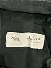 Zara Solid Black Short Sleeve Button-Down Shirt Size 6 - photo 3