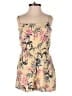 Divided by H&M 100% Viscose Tropical Yellow Romper Size 0 - photo 1