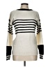 Next Stripes Ivory Pullover Sweater Size 10 - photo 1