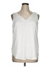 Unbranded 100% Polyester White Sleeveless Blouse Size XL - photo 1