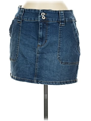Celebrity Pink Denim Skirt (view 1)