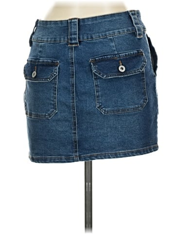 Celebrity Pink Denim Skirt (view 2)