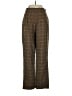 Nanushka Plaid Brown Wool Pants Size S - photo 2