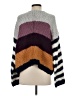 Blank NYC 100% Acrylic Color Block Purple Pullover Sweater Size S - photo 2