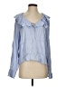 J.Crew 100% Viscose Blue Long Sleeve Blouse Size S - photo 1