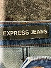 Express Jeans Blue Denim Shorts Size 6 - photo 3