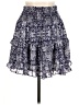 Veronica M. 100% Polyester Paisley Blue Casual Skirt Size M - photo 1