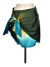 Micas Color Block Green Casual Skirt Size L - photo 1