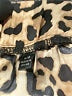 Unbranded 100% Silk Animal Print Gold Silk Pants Size L - photo 7