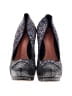 Schutz Silver Black Heels Size 8 - photo 2
