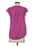 Halogen Purple Short Sleeve Blouse Size XS - photo 2