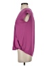 Halogen Purple Short Sleeve Blouse Size XS - photo 5