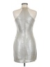 Lulus Metallic Silver Cocktail Dress Size M - photo 2