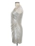 Lulus Metallic Silver Cocktail Dress Size M - photo 5