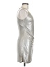 Lulus Metallic Silver Cocktail Dress Size M - photo 4