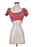 Lyaner 100% Rayon Red Short Sleeve Top Size XS - photo 1