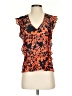 Parker Orange Sleeveless Blouse Size S (estimated) - photo 1