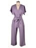 Closet 100% Polyester Solid Purple Jumpsuit Size 12 - photo 1