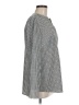 Talbots Outlet Houndstooth Black Long Sleeve Blouse Size M - photo 4