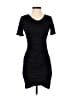 H&M 100% Polyester Solid Black Cocktail Dress Size XS - photo 1