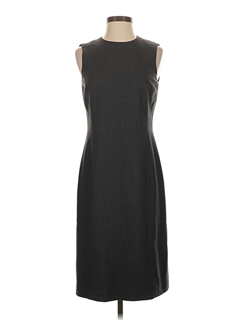 Pre-owned Brooks Brothers Cocktail Dress In Gray