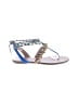 Aquazzura 100% Leather Blue Sandals Size EU 35 - photo 1