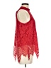 Blue Rain 100% Nylon Red Sleeveless Blouse Size M - photo 4