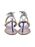 Aquazzura 100% Leather Blue Sandals Size EU 35 - photo 2