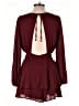 Grace 100% Polyester Burgundy Romper Size M - photo 2