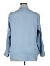 MELLODAY 100% Polyester Blue Long Sleeve Blouse Size 1X - photo 2
