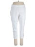 J.Jill Solid White Active Pants Size Lg Petite - photo 1