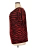 MICHAEL Michael Kors Zebra Print Red Short Sleeve Top Size 2X - photo 5