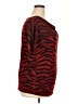 MICHAEL Michael Kors Zebra Print Red Short Sleeve Top Size 2X - photo 4