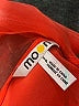 Moon Color Block Orange Short Sleeve Blouse Size S - photo 7