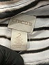 Chico's Stripes Silver 3/4 Sleeve Blouse Size Lg (2) - photo 7