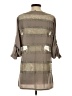 BCBGMAXAZRIA 100% Polyester Gray 3/4 Sleeve Blouse Size S - photo 2