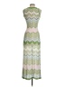 Shein Chevron-herringbone Green Cocktail Dress Size 2 - photo 2