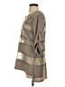 BCBGMAXAZRIA 100% Polyester Gray 3/4 Sleeve Blouse Size S - photo 5