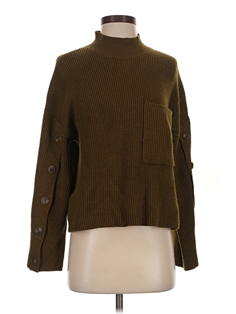Pre-owned Mng Turtleneck Sweater In Brown