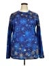 Unbranded Stars Blue Long Sleeve T-Shirt Size XXL - photo 1