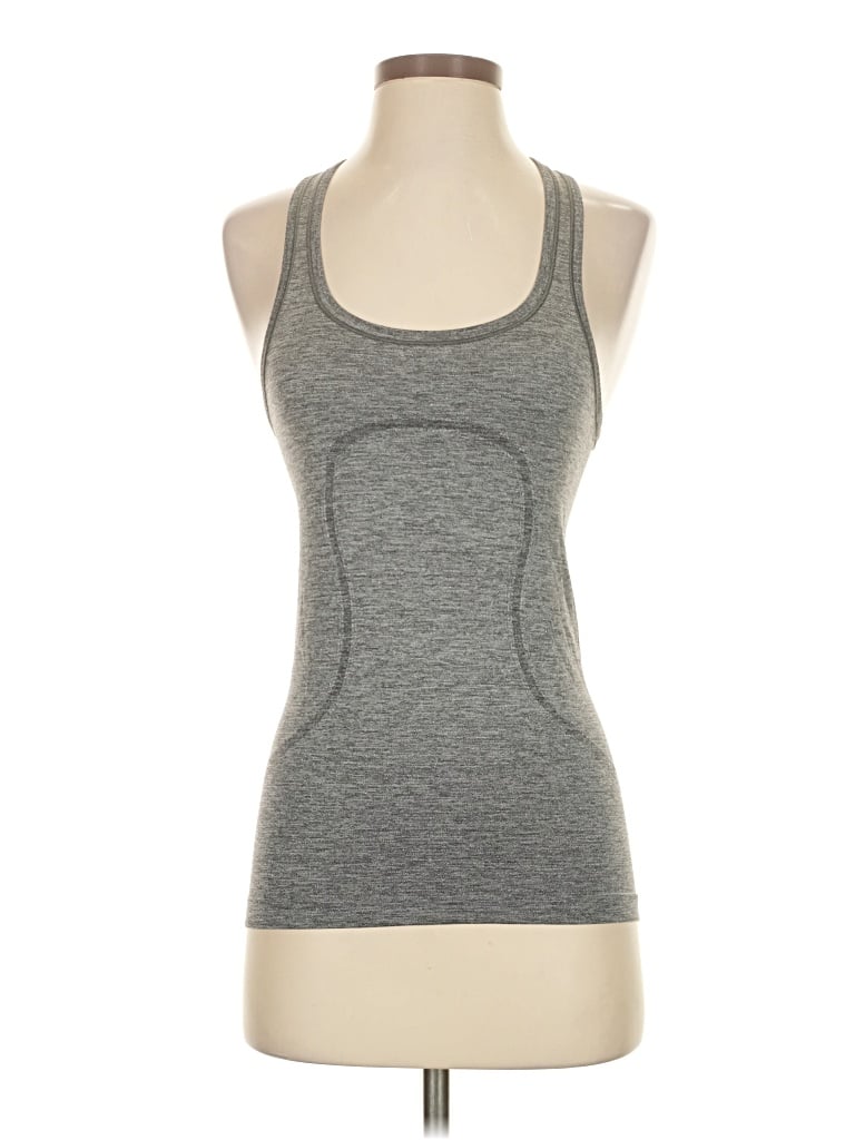 Pre-owned Lululemon Athletica Active Tank Top In Gray