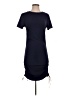 Shein Solid Blue Casual Dress Size 4 - photo 1