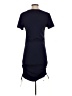 Shein Solid Blue Casual Dress Size 4 - photo 2