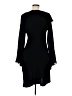 Parker 100% Polyester Solid Black Cocktail Dress Size 6 - photo 2
