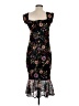 Guess Floral Black Cocktail Dress Size 4 - photo 2