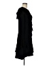 Parker 100% Polyester Solid Black Cocktail Dress Size 6 - photo 4